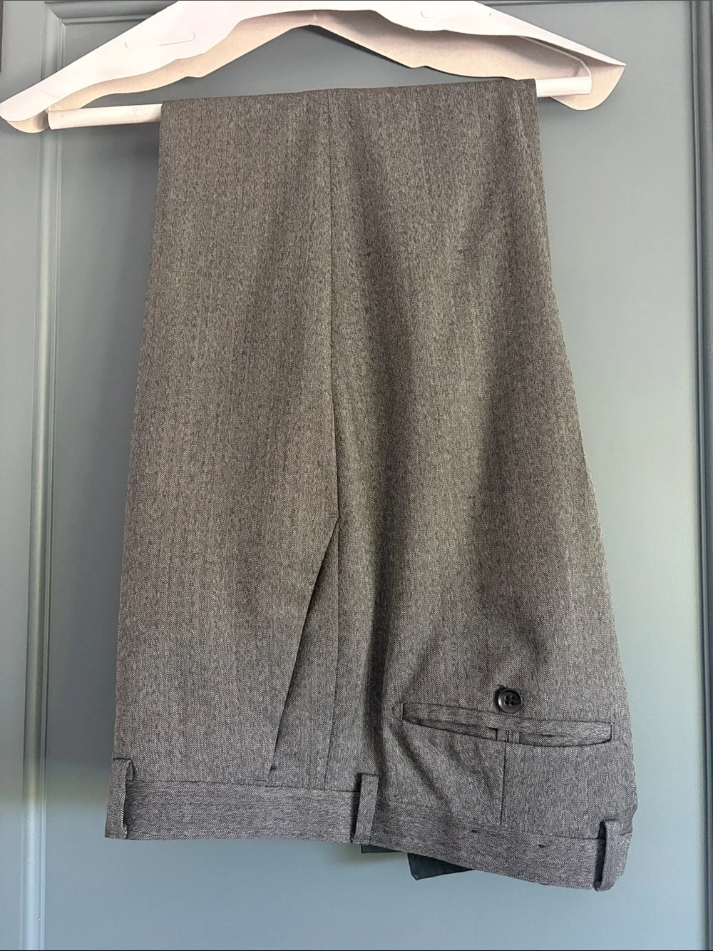Banana Republic Men's Light Gray Two-Button Suit